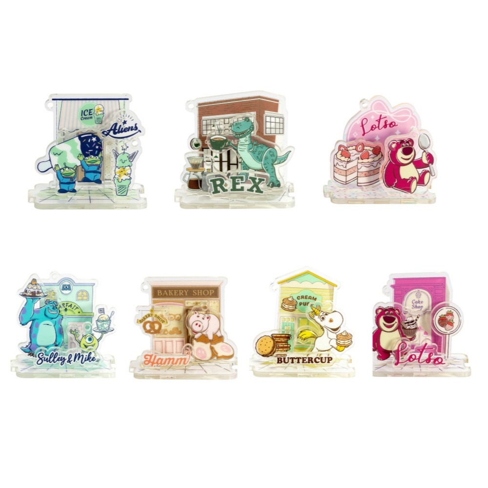 【野獸國】玩具總動員 皮克斯甜點系列 壓克力立牌吊飾 盲抽套組(7入)-細節圖9