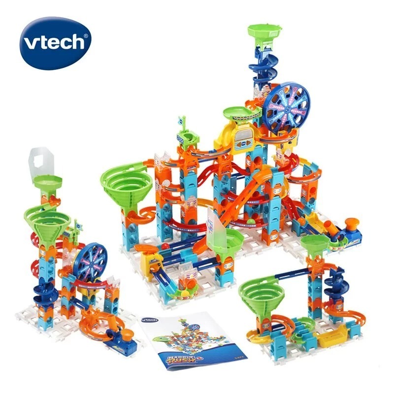 【Vtech】智能滾球積木建構軌道組 基礎款/飆速賽道/宇宙探險/滾輪遊戲/摩天輪樂園/太空總署(磁力款)-細節圖6