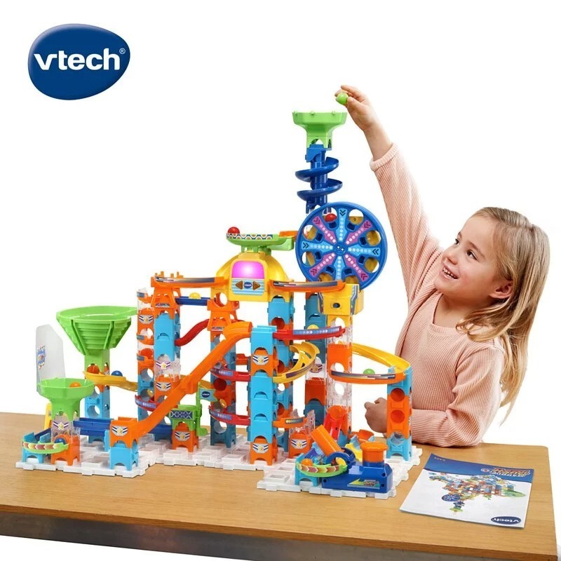 【Vtech】智能滾球積木建構軌道組 基礎款/飆速賽道/宇宙探險/滾輪遊戲/摩天輪樂園/太空總署(磁力款)-規格圖7