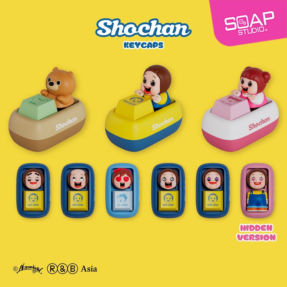 【野獸國】SOAP STUDIO SH803 燦子家族 燦子 鍵盤按鍵 盲盒套組 (8入)-細節圖6