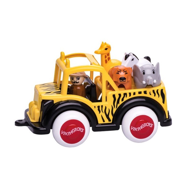 【Viking toys】踩不壞/不刮手的維京玩具  交通工具造型28cm大車車 三款可選 幼兒軌道車組 兒童玩具-規格圖5