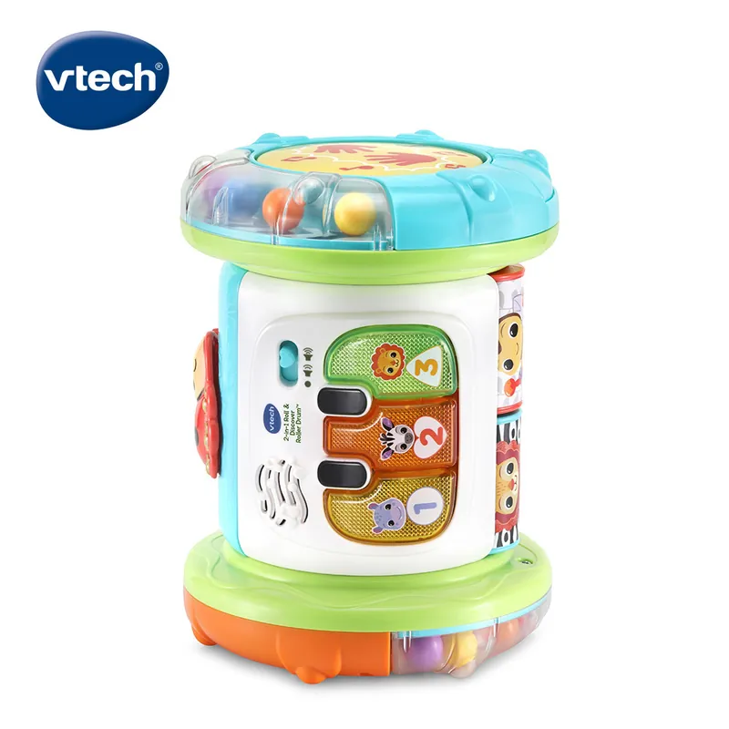 【Vtech】2合1探索學習滾滾鼓｜幼兒益智 玩具鼓 兒童玩具 兒童節-細節圖4