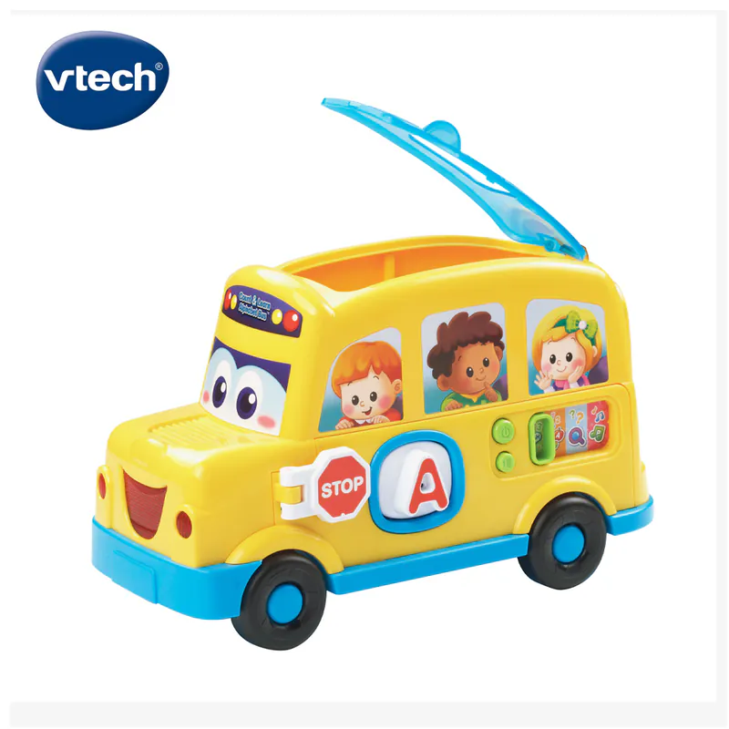 【Vtech】數數音樂字母學習校車｜聲光玩具 字母學習 數字學習 音樂 校車 互動 遊戲 收納-細節圖3