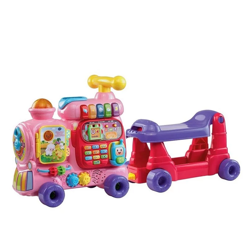 【Vtech】4合1智慧積木學習車(3色可選)｜學習玩具 兒童節 積木玩具 兒童玩具-細節圖2