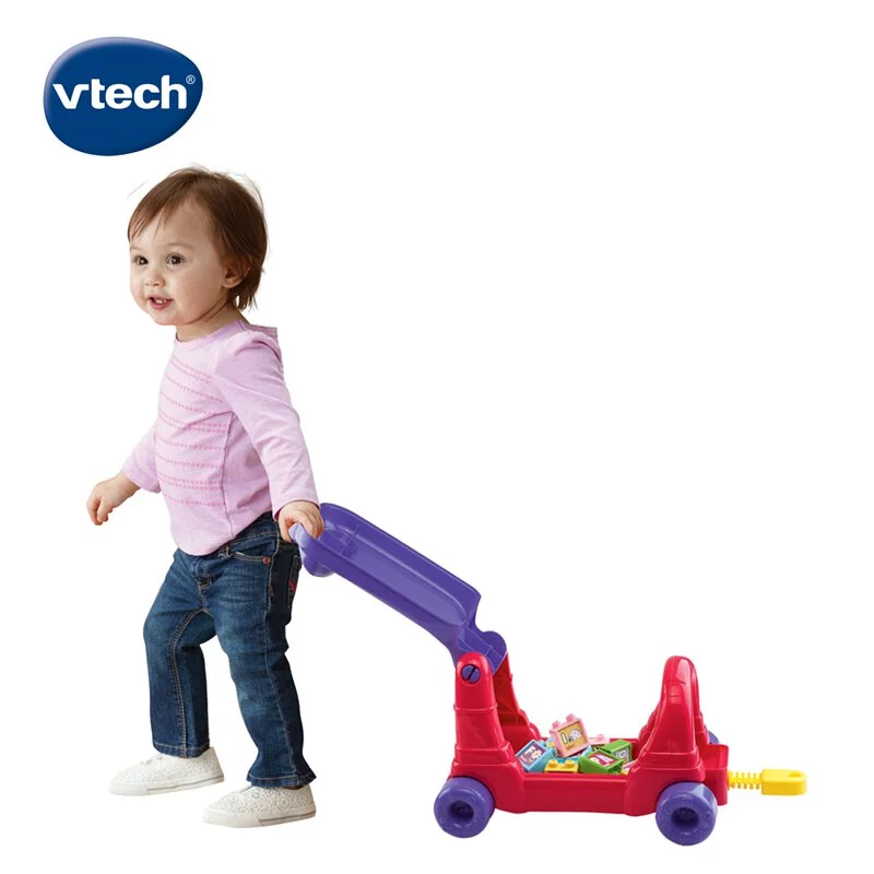 【Vtech】4合1智慧積木學習車(3色可選)｜學習玩具 兒童節 積木玩具 兒童玩具-細節圖3