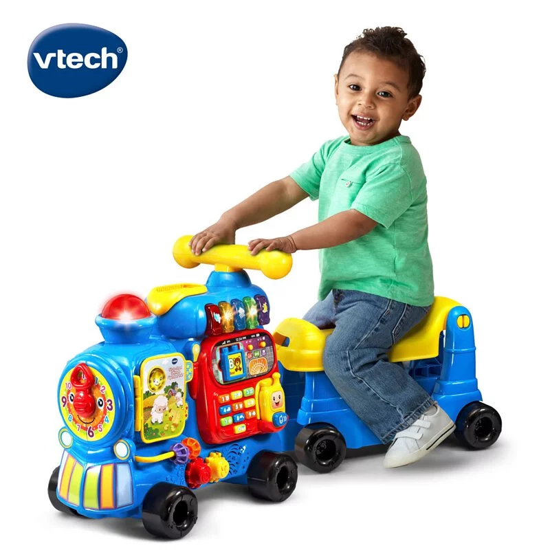 【Vtech】4合1智慧積木學習車(3色可選)｜學習玩具 兒童節 積木玩具 兒童玩具-細節圖6
