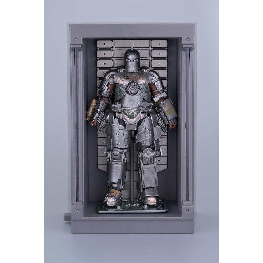 【野獸國】中動 鋼鐵人 Mark I-VII ＆ 格納庫 4吋人偶-細節圖2