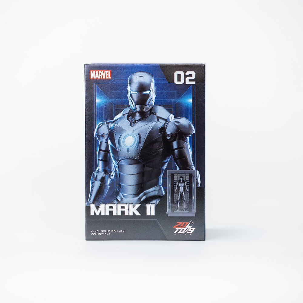 【野獸國】中動 鋼鐵人 Mark I-VII ＆ 格納庫 4吋人偶-規格圖8