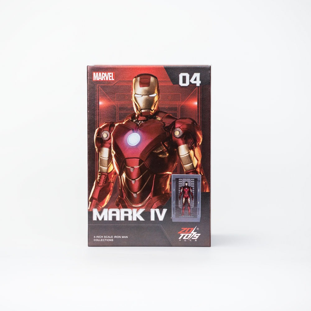 【野獸國】中動 鋼鐵人 Mark I-VII ＆ 格納庫 4吋人偶-規格圖8