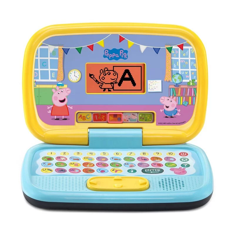 【Vtech】  粉紅豬小妹-互動學習小筆電｜佩佩豬 兒童筆電玩具 玩具小筆電 兒童小筆電-細節圖2