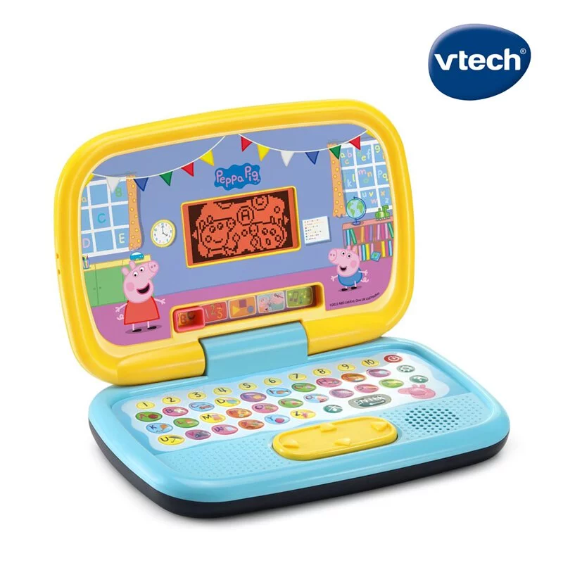 【Vtech】  粉紅豬小妹-互動學習小筆電｜佩佩豬 兒童筆電玩具 玩具小筆電 兒童小筆電-細節圖3