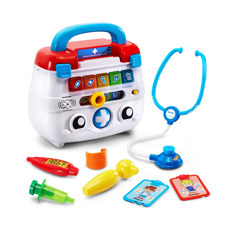 【Vtech】小醫生互動學習組｜角色扮演 扮家家酒玩具 醫生玩具 聽診器玩具-細節圖3