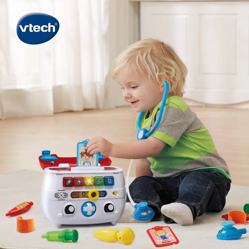 【Vtech】小醫生互動學習組｜角色扮演 扮家家酒玩具 醫生玩具 聽診器玩具-細節圖7