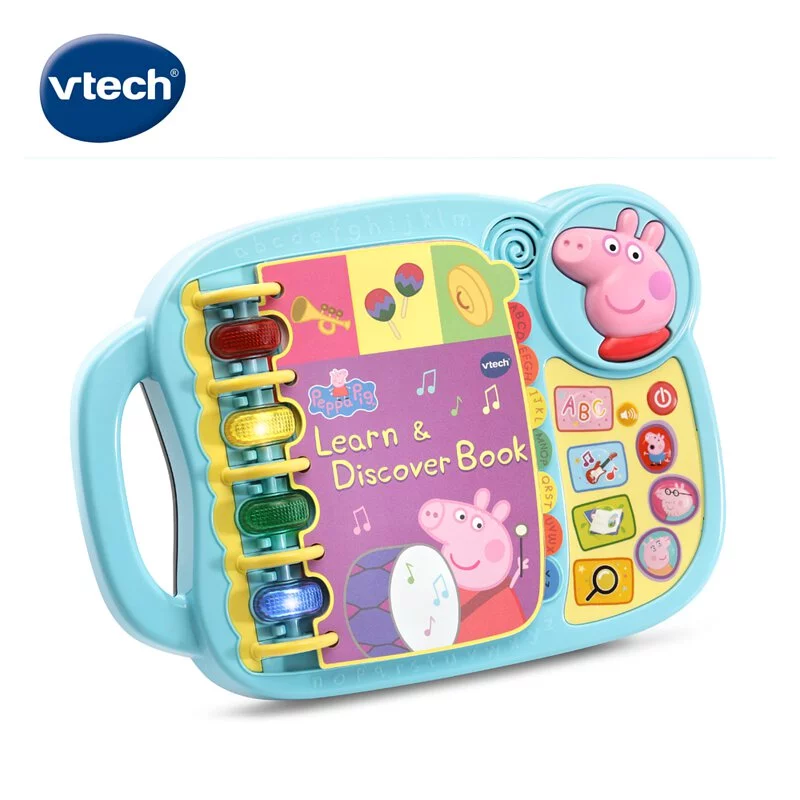 【Vtech】粉紅豬小妹-字母故事啟蒙學習書｜佩佩豬 兒童電子書 點讀書 有聲書 字母書 故事書 單字書-細節圖4