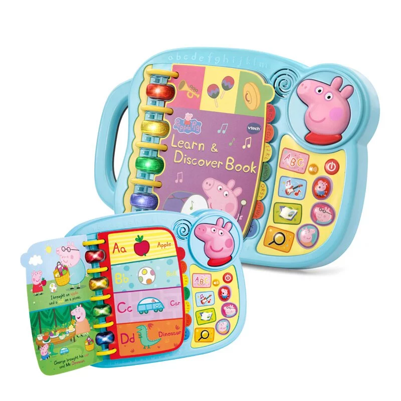 【Vtech】粉紅豬小妹-字母故事啟蒙學習書｜佩佩豬 兒童電子書 點讀書 有聲書 字母書 故事書 單字書-細節圖8