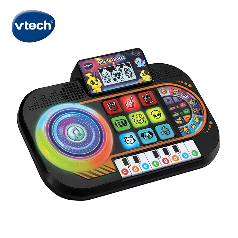 【Vtech】小DJ多功能混音器｜聲光玩具 DJ 互動 音樂 節奏感 互動遊戲 混音 小動畫 創造力-細節圖2