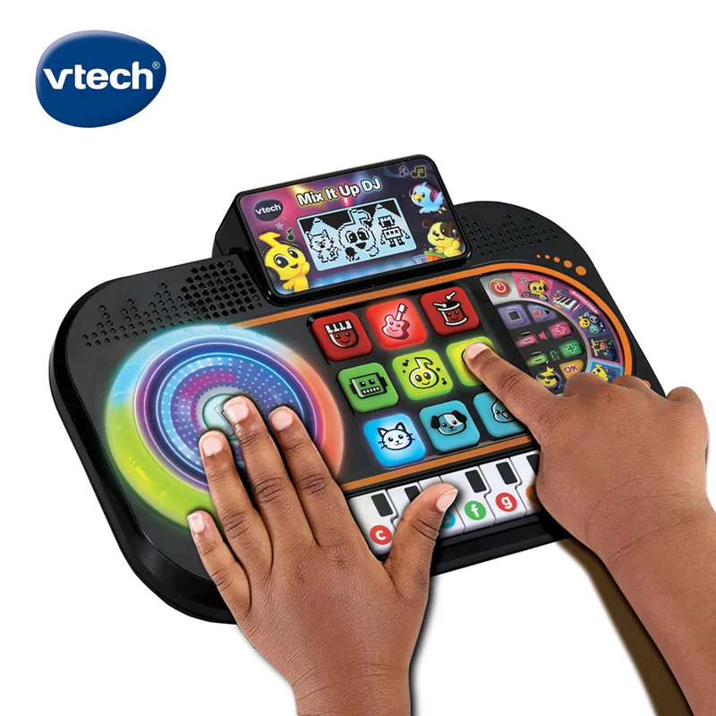 【Vtech】小DJ多功能混音器｜聲光玩具 DJ 互動 音樂 節奏感 互動遊戲 混音 小動畫 創造力-細節圖3