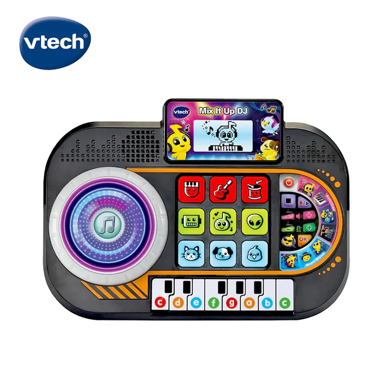 【Vtech】小DJ多功能混音器｜聲光玩具 DJ 互動 音樂 節奏感 互動遊戲 混音 小動畫 創造力-細節圖4