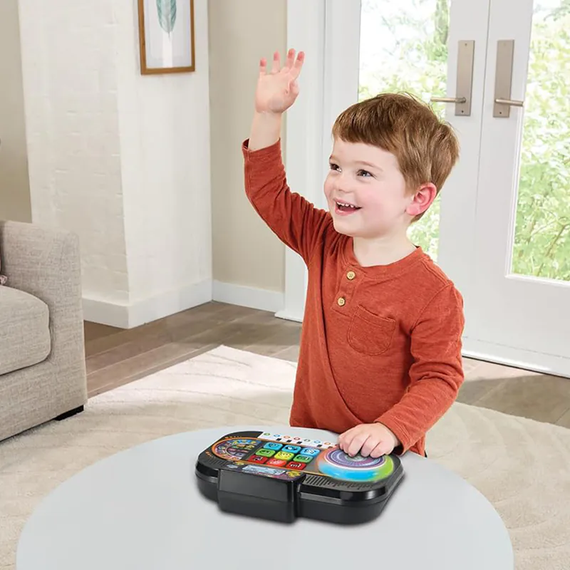 【Vtech】小DJ多功能混音器｜聲光玩具 DJ 互動 音樂 節奏感 互動遊戲 混音 小動畫 創造力-細節圖5