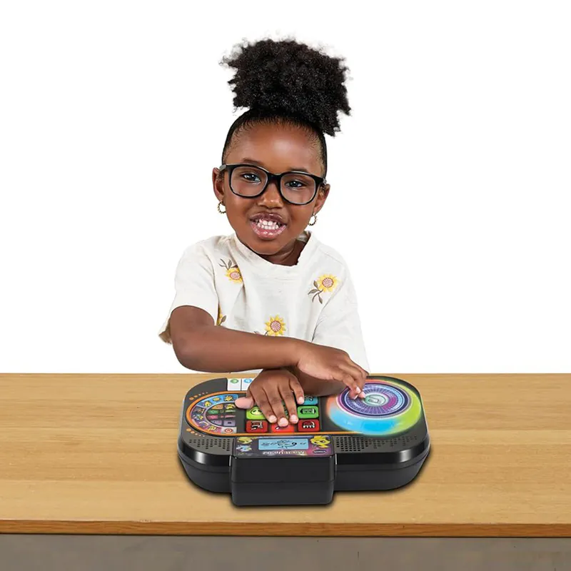 【Vtech】小DJ多功能混音器｜聲光玩具 DJ 互動 音樂 節奏感 互動遊戲 混音 小動畫 創造力-細節圖6