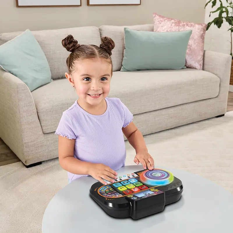 【Vtech】小DJ多功能混音器｜聲光玩具 DJ 互動 音樂 節奏感 互動遊戲 混音 小動畫 創造力-細節圖7