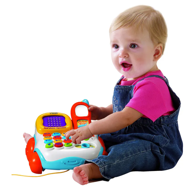 【Vtech】智慧學習電話機｜電話玩具 拉車玩具 拖拉玩具 拉著走-細節圖3