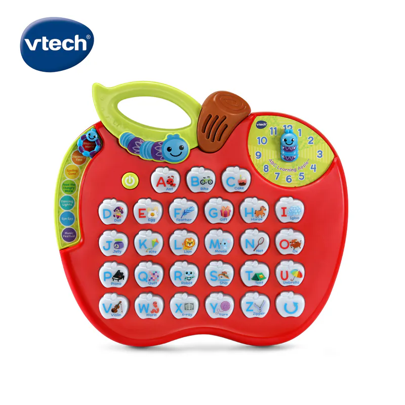 【Vtech】ABC字母學習蘋果｜聲光玩具 字母 蘋果 學習 字母 音樂 時間 學齡前 漸進式主題-細節圖2