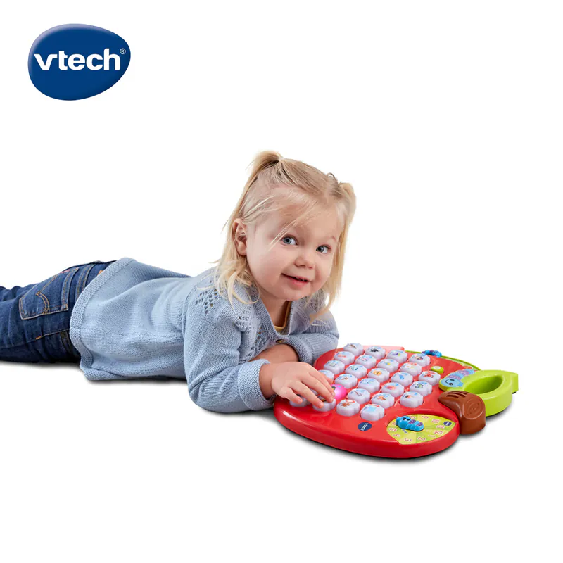 【Vtech】ABC字母學習蘋果｜聲光玩具 字母 蘋果 學習 字母 音樂 時間 學齡前 漸進式主題-細節圖3