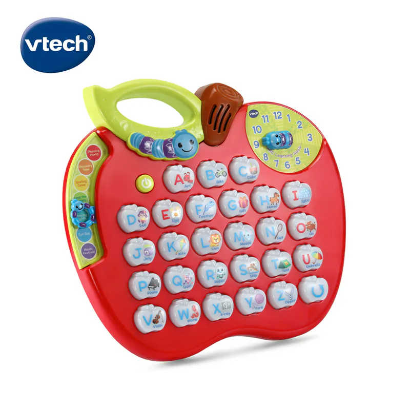 【Vtech】ABC字母學習蘋果｜聲光玩具 字母 蘋果 學習 字母 音樂 時間 學齡前 漸進式主題-細節圖4