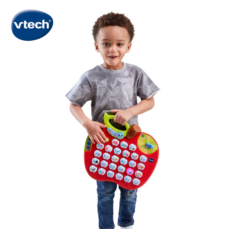 【Vtech】ABC字母學習蘋果｜聲光玩具 字母 蘋果 學習 字母 音樂 時間 學齡前 漸進式主題-細節圖5