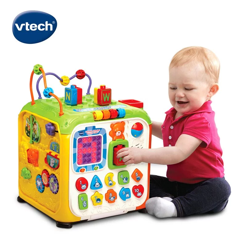 【Vtech】 5合1多功能字母感應積木寶盒｜積木盒 百寶箱 學習盒 多面體玩具 兒童玩具-細節圖5