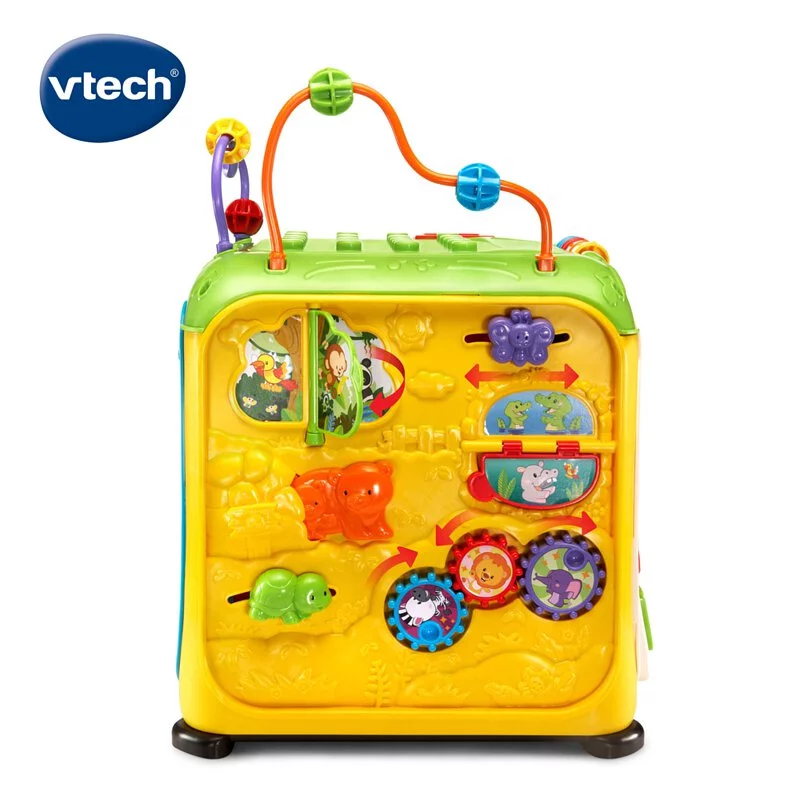 【Vtech】 5合1多功能字母感應積木寶盒｜積木盒 百寶箱 學習盒 多面體玩具 兒童玩具-細節圖7