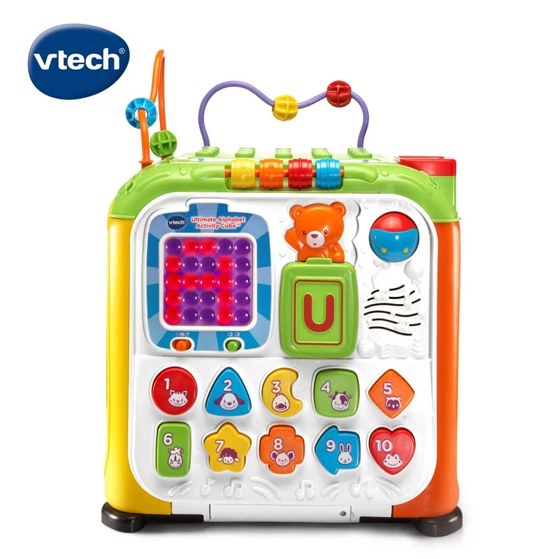 【Vtech】 5合1多功能字母感應積木寶盒｜積木盒 百寶箱 學習盒 多面體玩具 兒童玩具-細節圖8