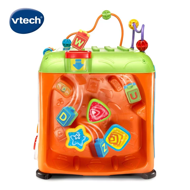 【Vtech】 5合1多功能字母感應積木寶盒｜積木盒 百寶箱 學習盒 多面體玩具 兒童玩具-細節圖9