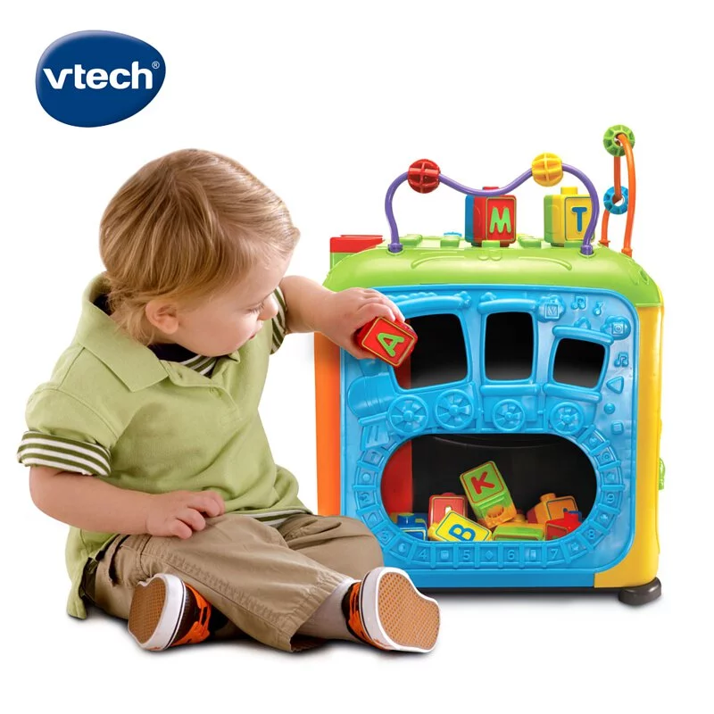 【Vtech】 5合1多功能字母感應積木寶盒｜積木盒 百寶箱 學習盒 多面體玩具 兒童玩具-細節圖10