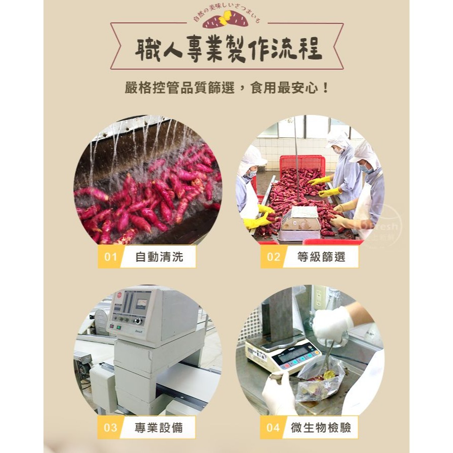 【最愛新鮮】日本栗香地瓜切塊(400g/包)【免運】｜冷凍宅配 原型食材-細節圖6