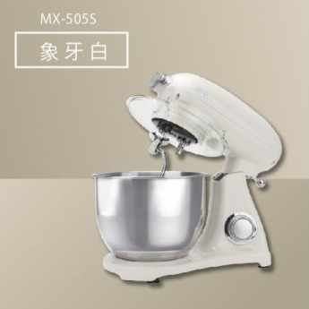 【パンの鍋】胖鍋低音雙軸款桌上型攪拌機 MX-505S｜米白｜可加購配件：壓麵器&絞肉器-規格圖11