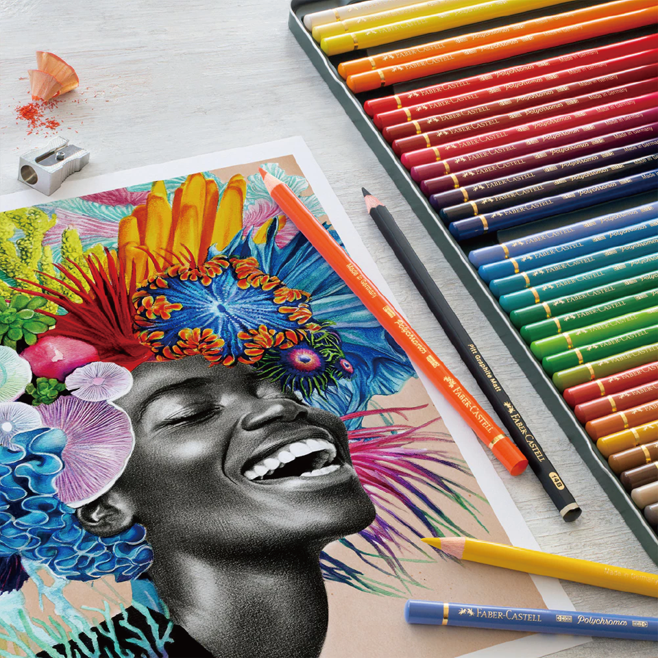 【Faber-Castell】輝柏專家級色鉛筆｜24色｜鐵盒｜水性、油性、粉彩-細節圖3