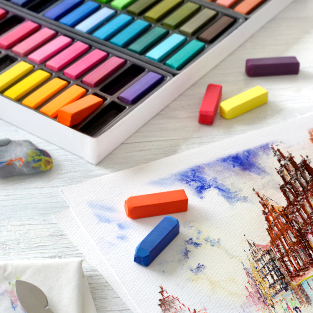【Faber-Castell】輝柏創意工坊粉彩條｜油性、軟性(長/短)｜紙盒｜油畫棒-細節圖6