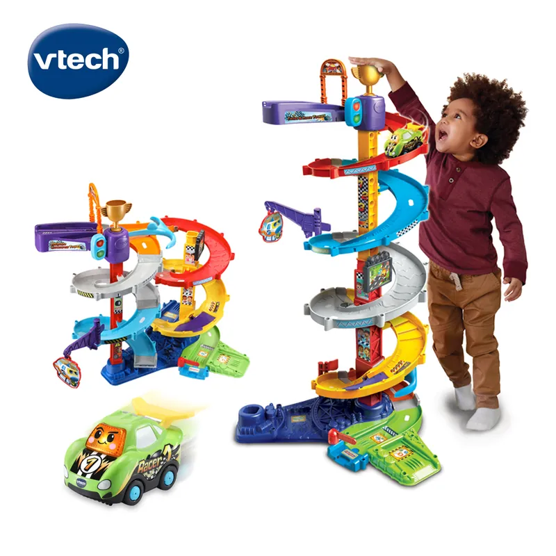 【Vtech】嘟嘟車系列-飆速賽車軌道組｜軌道玩具 軌道車 嘟嘟車｜兒童玩具-細節圖2