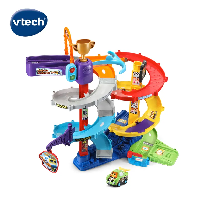 【Vtech】嘟嘟車系列-飆速賽車軌道組｜軌道玩具 軌道車 嘟嘟車｜兒童玩具-細節圖4