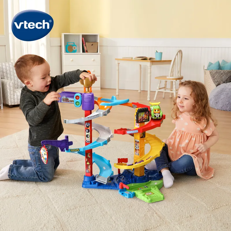 【Vtech】嘟嘟車系列-飆速賽車軌道組｜軌道玩具 軌道車 嘟嘟車｜兒童玩具-細節圖6