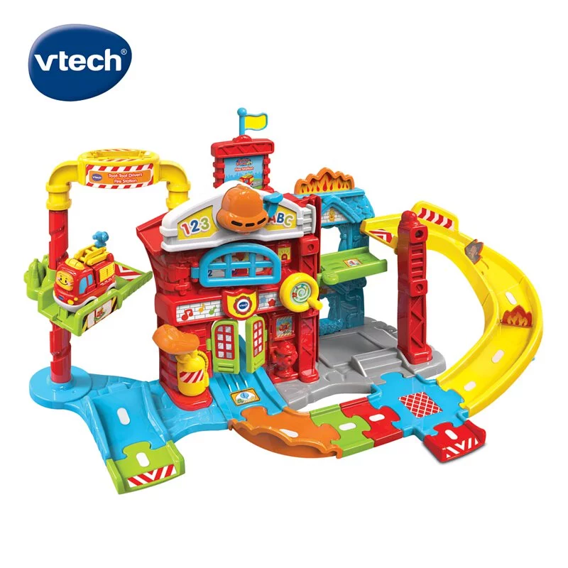 【Vtech】嘟嘟車系列-消防局軌道組｜軌道玩具 軌道車 嘟嘟車 消防車｜兒童玩具-細節圖2