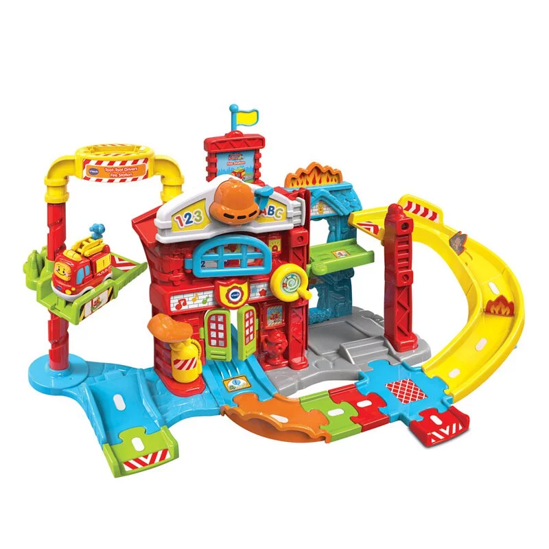 【Vtech】嘟嘟車系列-消防局軌道組｜軌道玩具 軌道車 嘟嘟車 消防車｜兒童玩具-細節圖3