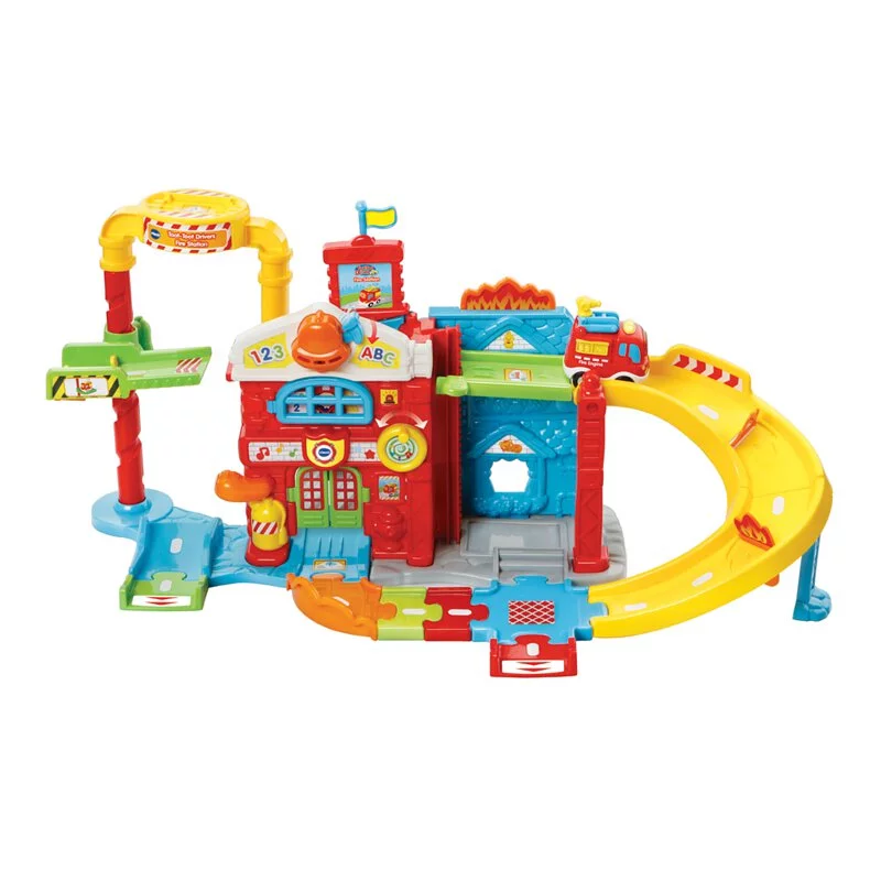 【Vtech】嘟嘟車系列-消防局軌道組｜軌道玩具 軌道車 嘟嘟車 消防車｜兒童玩具-細節圖4