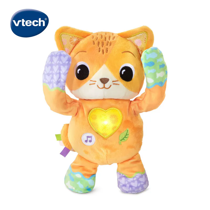 【Vtech】Ｑ萌喵咪躲貓貓｜聲光玩具 貓咪 音樂 放鬆 玩偶 互動 探索-細節圖2