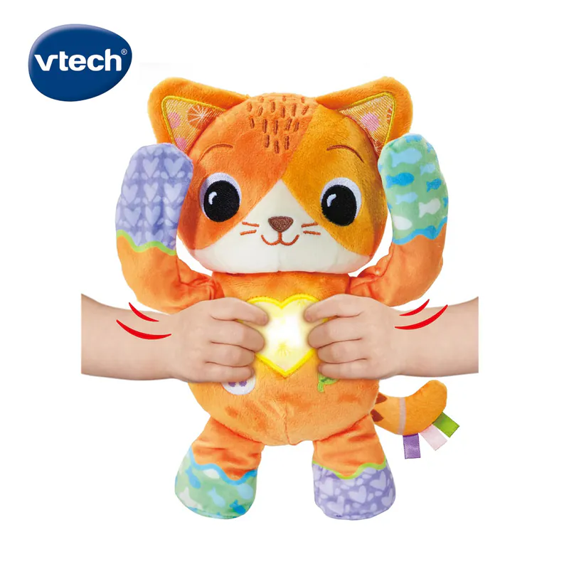 【Vtech】Ｑ萌喵咪躲貓貓｜聲光玩具 貓咪 音樂 放鬆 玩偶 互動 探索-細節圖4