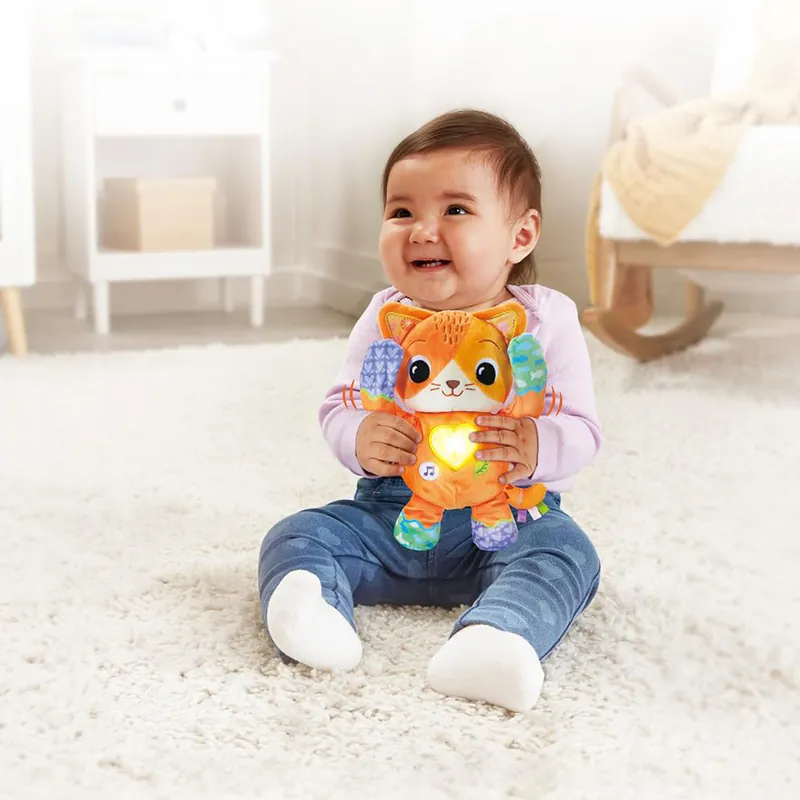 【Vtech】Ｑ萌喵咪躲貓貓｜聲光玩具 貓咪 音樂 放鬆 玩偶 互動 探索-細節圖5