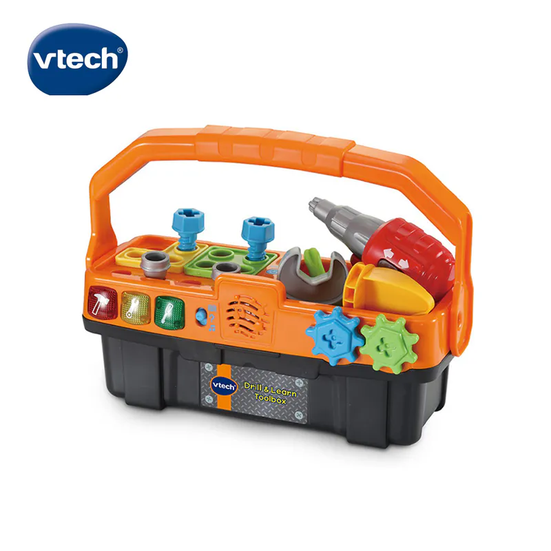 【Vtech】創意工具箱互動學習組｜聲光玩具 工具箱 創意 互動 學習 音樂 可攜式 遊戲-細節圖3
