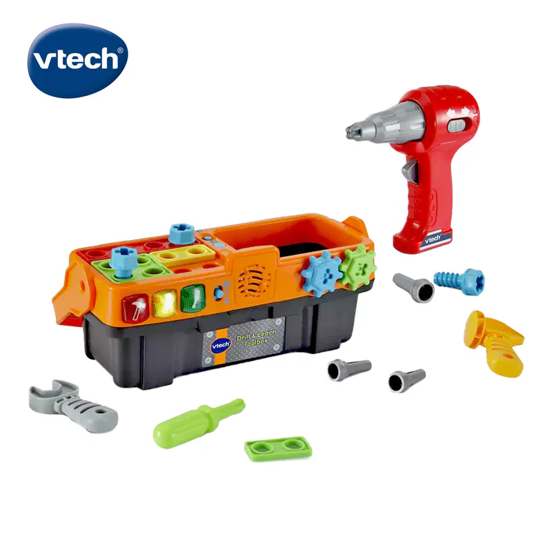 【Vtech】創意工具箱互動學習組｜聲光玩具 工具箱 創意 互動 學習 音樂 可攜式 遊戲-細節圖4